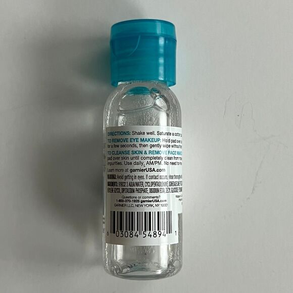 Garnier SkinActive Micellar Cleansing Water Mini All-In-One Waterproof  NWT - Picture 2 of 2